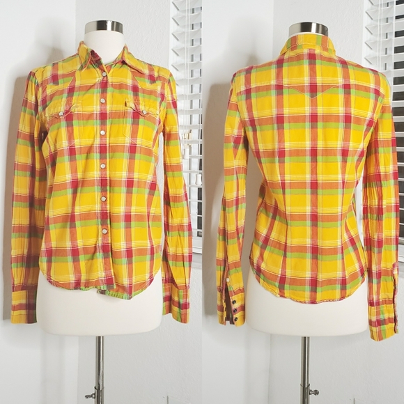 Denim & Supply Ralph Lauren Tops - •RL DENIM & SUPPLY• Western Style Plaid Shirt S.